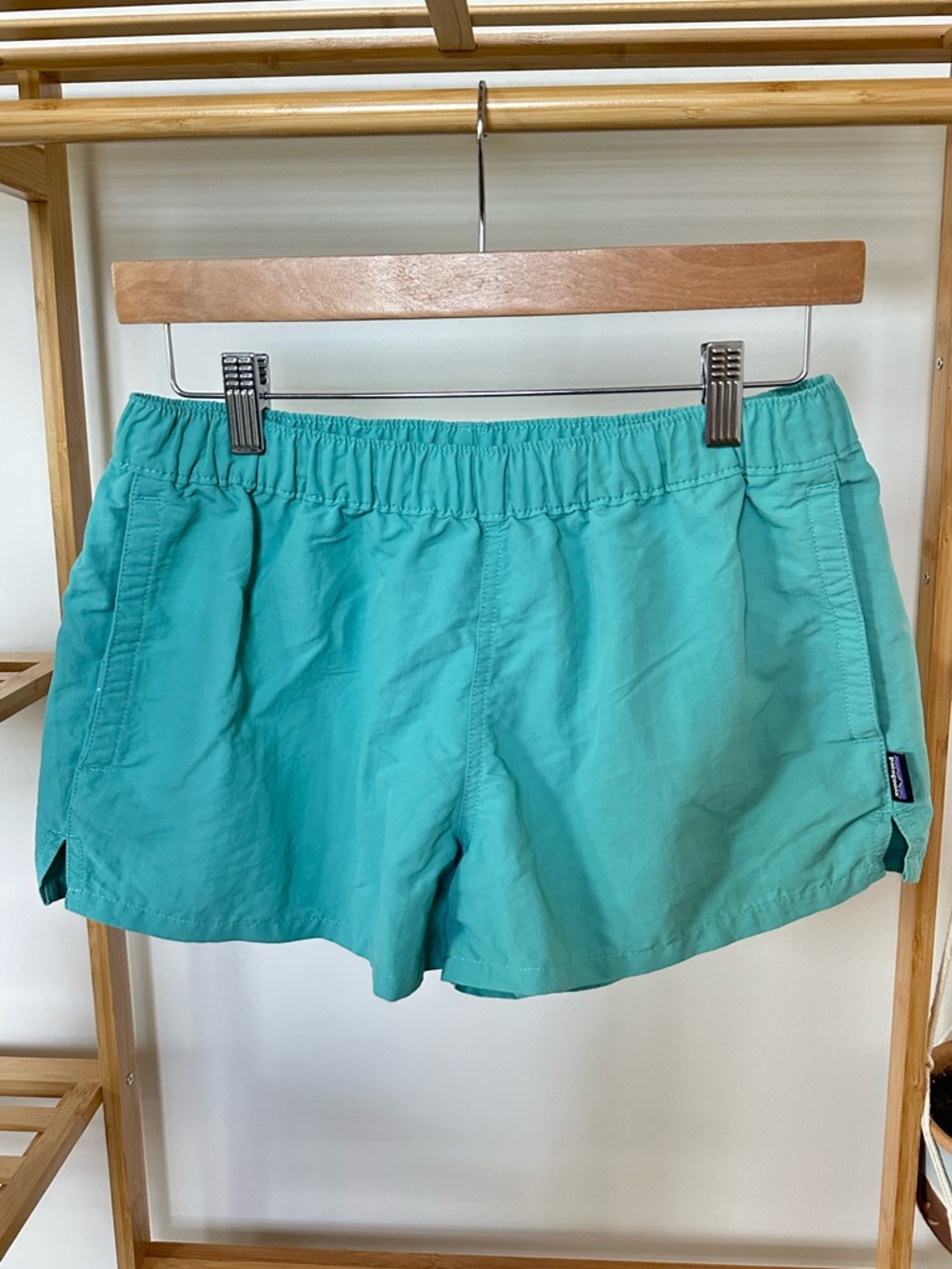 Women’s Patagonia Teal Colored Shorts